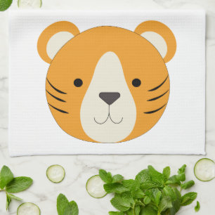 Cute Tiger Kitchen Towel