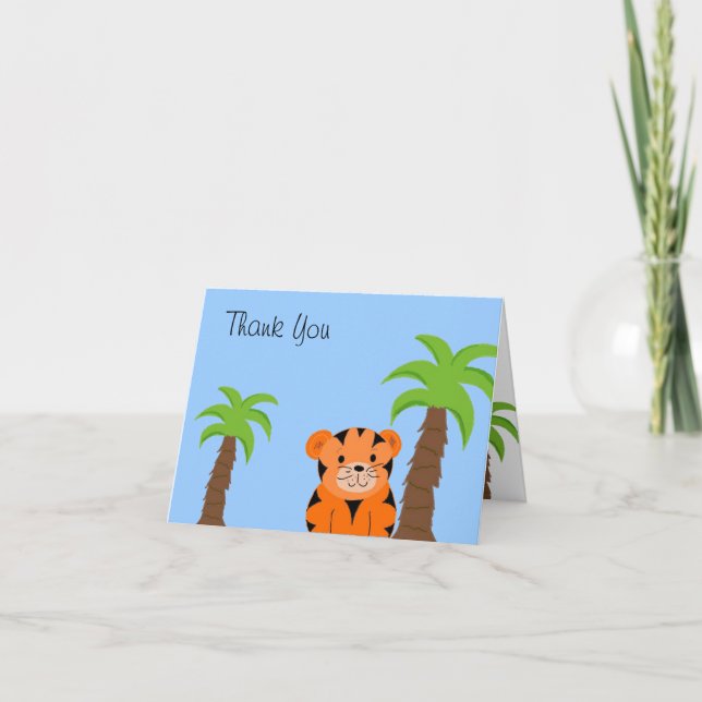 Cute Tiger Thank You (Front)