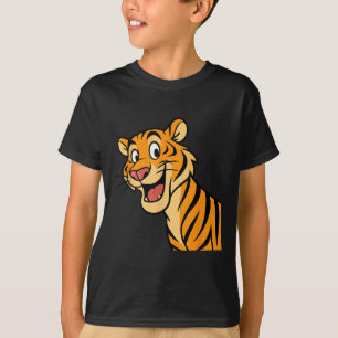 Cute Tiger Wildcat Funny Wildlife Animal Jungle  T-Shirt