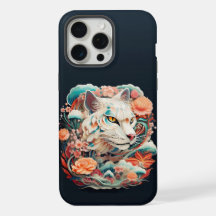 Cute Tiger with flowers Paper Cutout