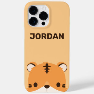 Cute Tiger with Personalized Name Case-Mate iPhone 14 Pro Max Case