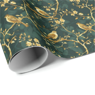 Cute tiled bird pattern  wrapping paper