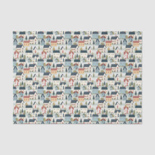 Cute tiled cottage core House warming party Tissue Paper