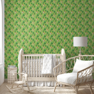 Cute tiled fox pattern unisex Mom baby Wallpaper