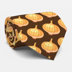 Cute tiled onion pattern tie