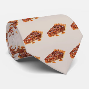 Cute tiled pattern Bakery pecan pie Tie