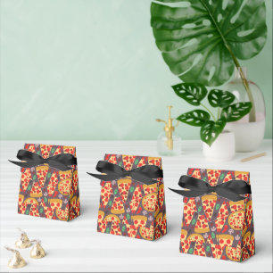 cute tiled pizza slices party favor box