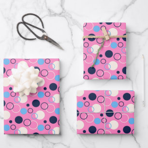 Cute tiled polka dot party Wrapping Paper Sheets