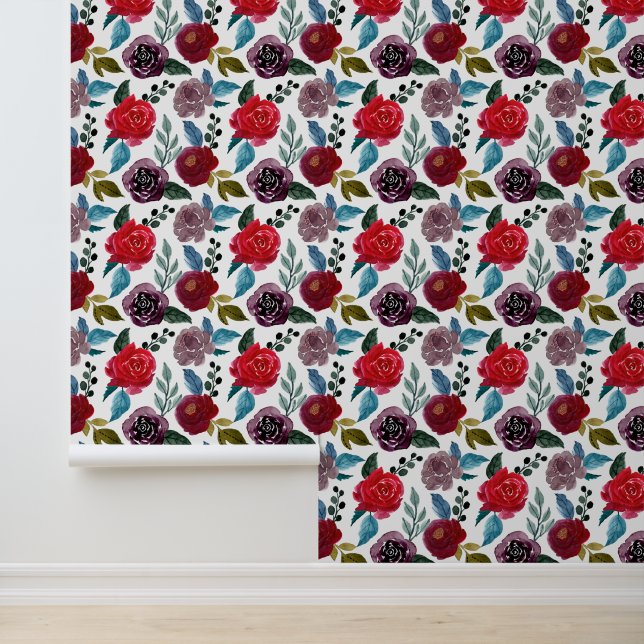 Cute tiled rose pattern wallpaper (Application)