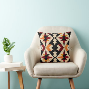 Cute tiled Southwestern pattern Throw Pillow