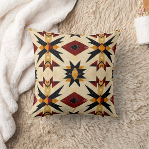 Cute tiled Southwestern pattern  Throw Pillow