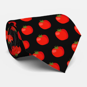 cute tiled tomato pattern tie