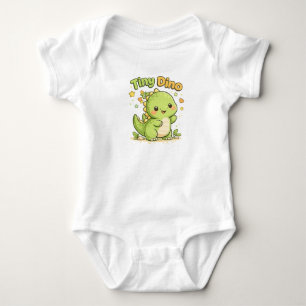 Cute Tiny Dino Baby Bodysuit