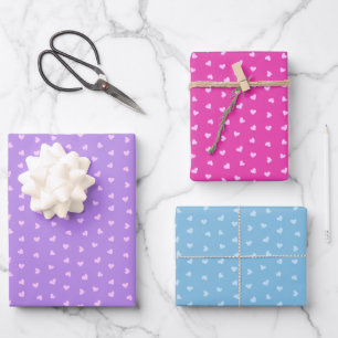 Cute Tiny Hearts Valentine’s Day Wrapping Paper Sheet