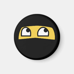 Cute & tiny ninja warrior emoji magnet