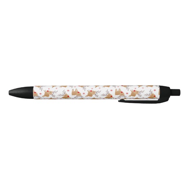 Cute Tiny Reindeer Black Ink Pen (Bottom)