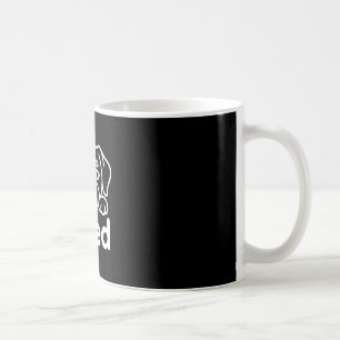 Cute tired dog design coffee mug