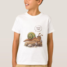     Cute Tired Snail