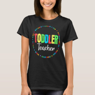 Cute Toddler Teacher Daycare Provider Pre K Presch T-Shirt