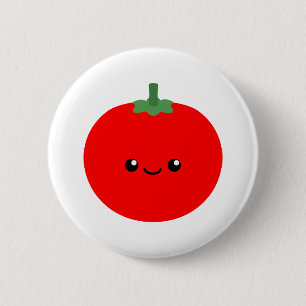 Cute Tomato 2 Inch Round Button