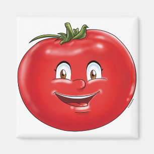 Cute Tomato funny cartoon fruit vegetable Magnet