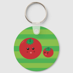 Cute Tomato Keychain