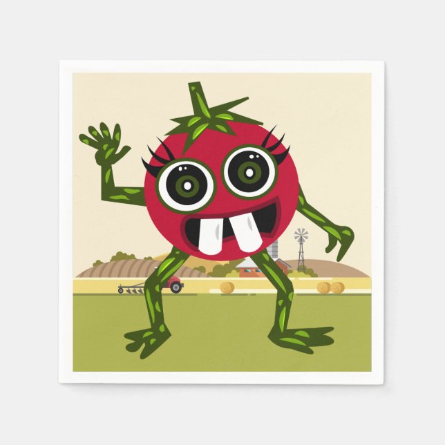 Cute Tomato Napkins (Front)