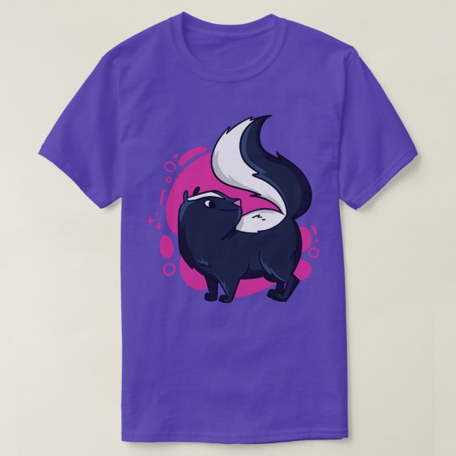 Cute toon Skunk T-Shirt (Design Front)