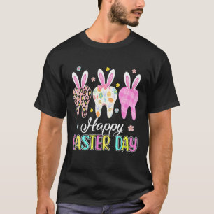 Cute Tooth Dental Squad Dental Assistant Easter Da T-Shirt