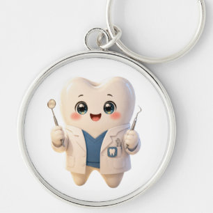 Cute Tooth Dentist Keychain Dental Gifts