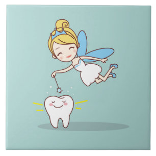 Cute Tooth Fairy Background Tile