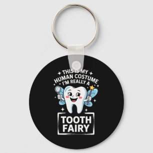 Cute Tooth Fairy Costume For Men Women Kids Teeth Keychain