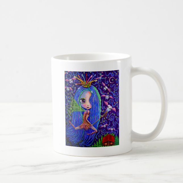 Cute Tooth Fairy Doll Winged Teeth Mug (Right)