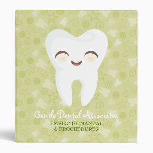 Cute Tooth - Green Custom Binder