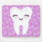 Cute Tooth - Purple Customizable Mousepad