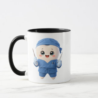Cute Tooth Surgeon Mug – Funny Dentist Gift