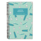 Cute Tooth Teal Mint Toothpaste Toothbrush Pattern