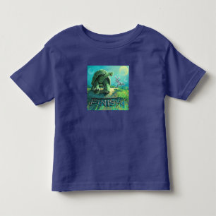 Cute Tortoise and the Hare Art Toddler T-shirt