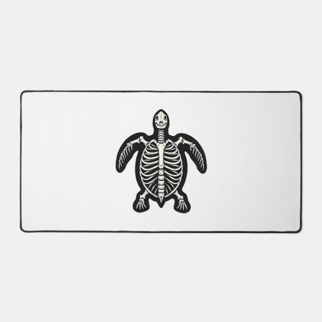 Cute Tortue Halloween Squelette Tortue Fossiles Ar (Recto)