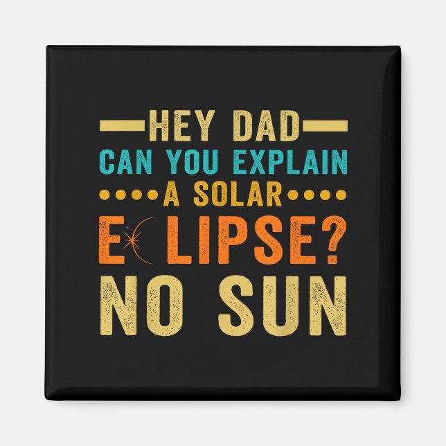 Cute Total Solar Eclipse 04 08 Magnet (Front)