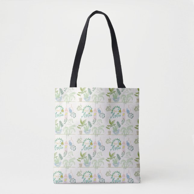 Cute Tote Bag Plant Themed (Front)