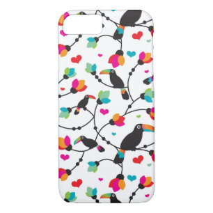 cute toucan bird tropical illustration Case-Mate iPhone case