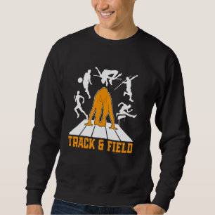 Cute Track And Field Athletics For Boys And Girls Sweatshirt