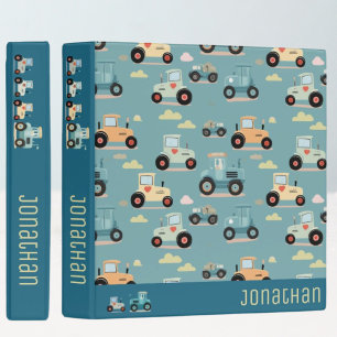 Cute Tractor Binder for Kids – School kindergarden
