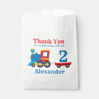 Cute Train Birthday Party Favour Bag