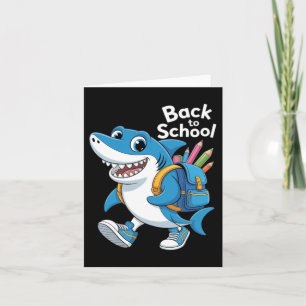 Cute Tralalero Tralala Italian Brainrot Back To Card