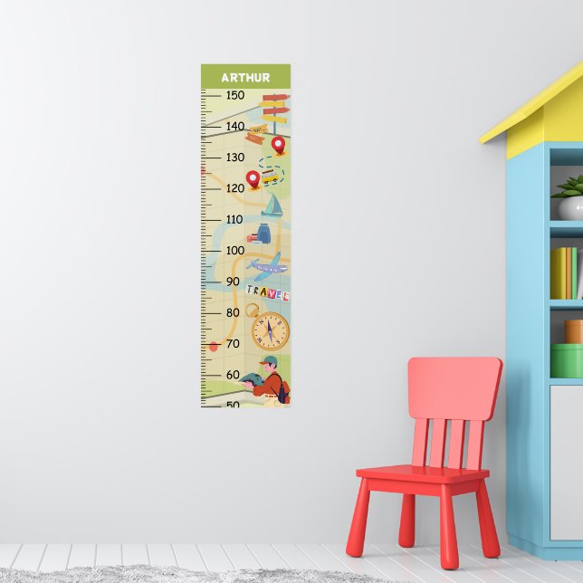 Cute Travelling Growth Chart (Nursery 1)