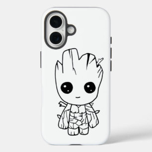 Cute Tree Cartoon Character Adorable Chibi Natur iPhone 16 Case