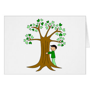 Cute Tree Hugger Design