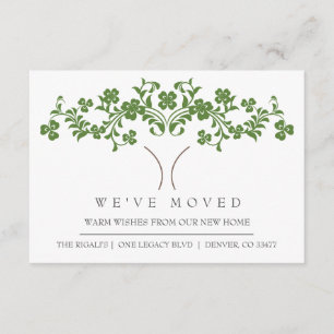 Cute Tree New Home Moving Faire-part